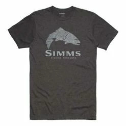Brand new ✔️ Shirts Men's Simms Wood Trout Short Sleeve T-Shirt 🎉