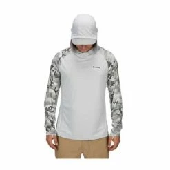 Best Pirce 🎉 Shirts Men's Simms SolarFlex Print Hooded 👚 Shirt ✔️ -Simms Sales Shop unnamed file 21