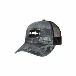Brand new 😀 Hats & Caps Adult Simms Walleye Icon Trucker Snapback Hat 🧨