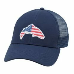 Brand new 🧨 Hats & Caps Adult Simms USA Walley Trucker Snapback Hat 🔔