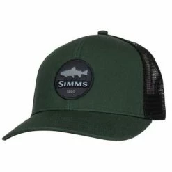 Discount ✨ Hats & Caps Adult Simms Trout Patch Trucker Snapback Hat 😀