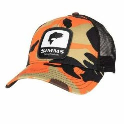 Discount ๐ Hats & Caps Adult Simms Bass Patch Trucker Snapback Hat ๐