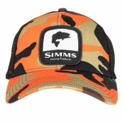 Discount 🛒 Hats & Caps Adult Simms Bass Patch Trucker Snapback Hat 👏 -Simms Sales Shop unnamed file 398