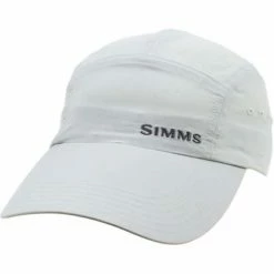 Discount 🧨 Hats & Caps Men's Simms Superlight Flat Long Bill Snapback Hat ✨