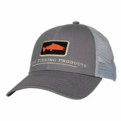 Top 10 🎉 Hats & Caps Men's Simms Salmon Icon Trucker Snapback Hat 👏